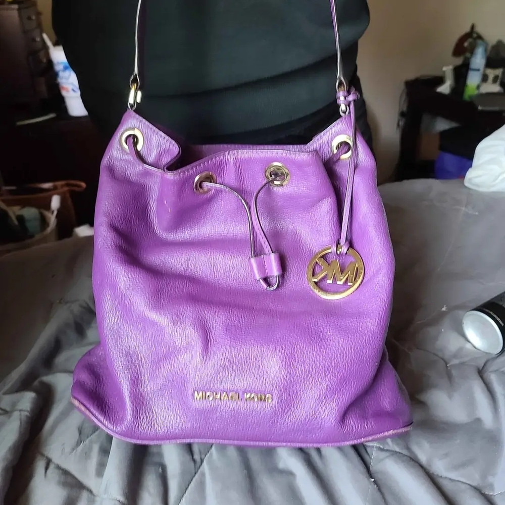 Michael Kors Vibrant Purple Shoulder Bag